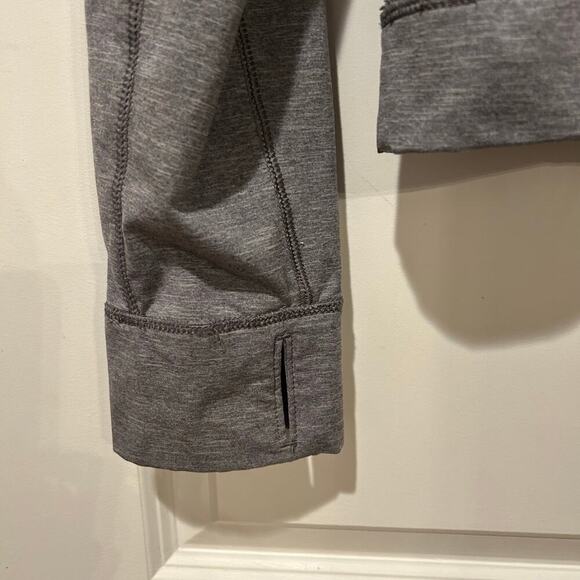 Abercrombie & Fitch Sweatshirt Men's Heather Gray 1/4-Zip Performance X-Large - Picture 10 of 10